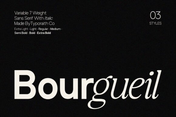 Bourgueil: A Modern Sans Serif for Real Work
