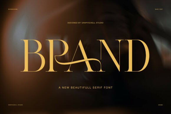 Brand: A Refined Serif for Premium Design