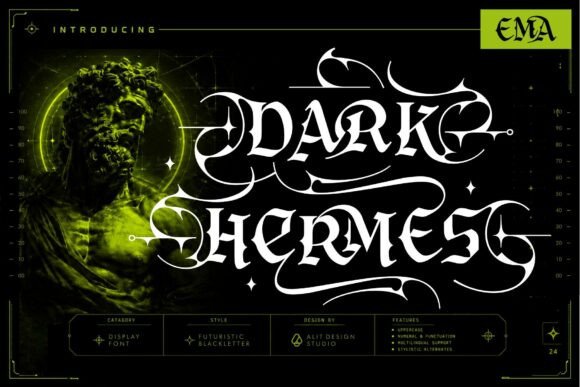 Dark Hermes: Where Heritage Meets Edge in Typography