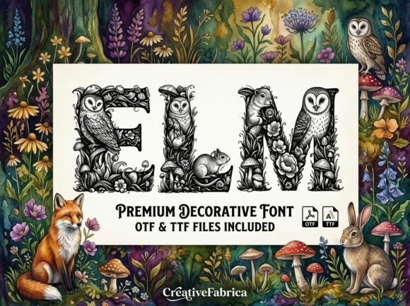 Elm: Where Typography Becomes a Whisper from the Woods
