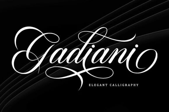 Gadiani: Elegant Handwritten Font for Timeless Design