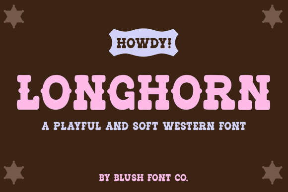 Longhorn Western Font: Your Bold, Soft, Vintage-Inspired Key to Authentic Western Style