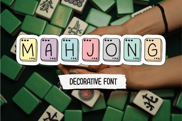 Mahjong: A Stunning Decorative Font