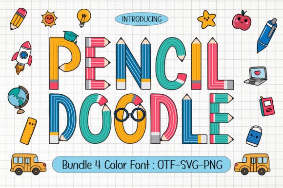 Pencil Doodle: The Playful, Practical Font That Brings Back-to-School Energy to Life