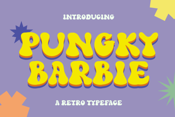 Pungky Barbie: A Playful Display Font That Sparks Joy