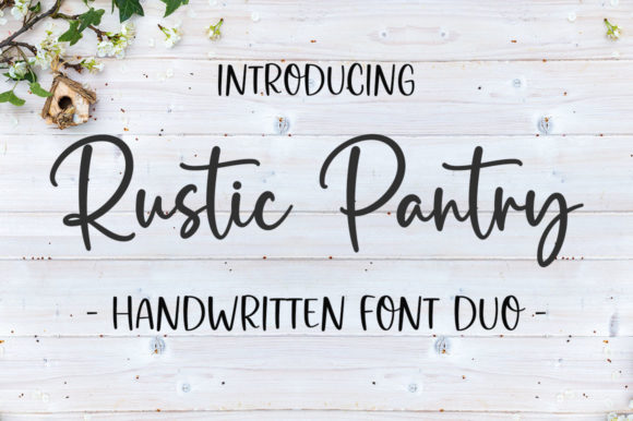 Rustic Pantry: Elegant Handwritten Font