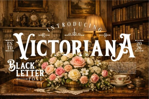 Victoriana: Where Typography Meets Timeless Elegance