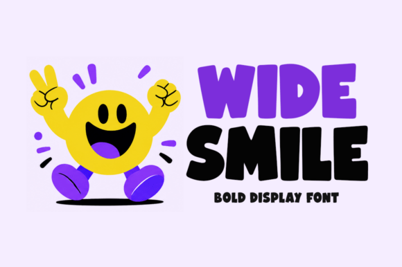 Wide Smile: A Playful Display Font That Delivers